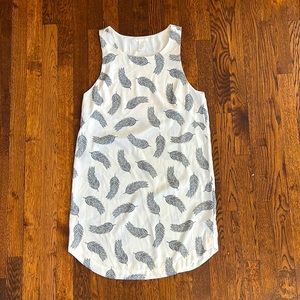 3/$10!! H&M Black and White Feather Dress
